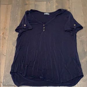 Navy blouse